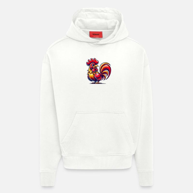 Hahn Comic - Hoodie- made by SPREAD  - OFF WHITE