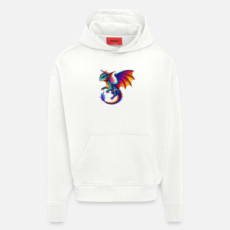 Drache - Hoodie- made by SPREAD - OFF WHITE
