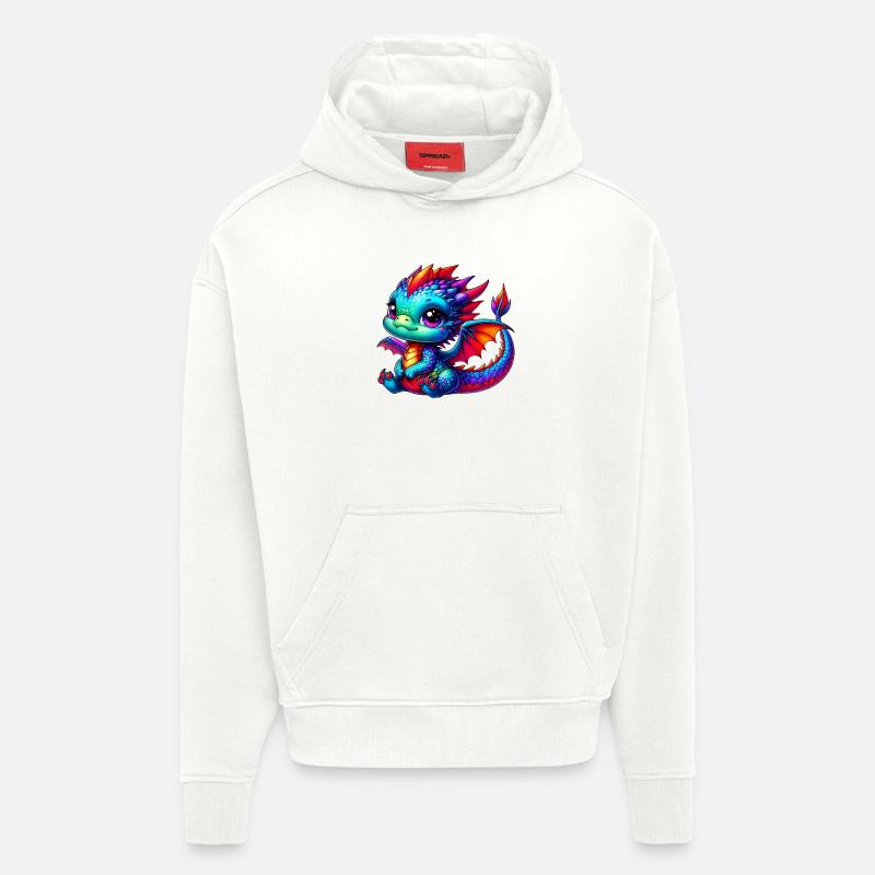 Drache - Hoodie- made by SPREAD  - OFF WHITE