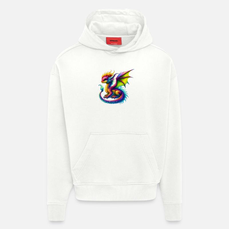 Drache - Hoodie- made by SPREAD  - OFF WHITE