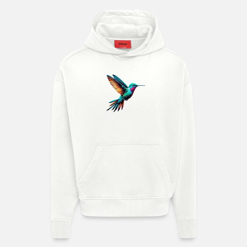 Kolibri - Hoodie- made by SPREAD  - OFF WHITE
