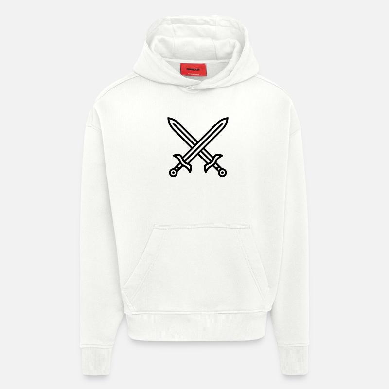 Sword Combat - Hoodie- made by SPREAD  - OFF WHITE