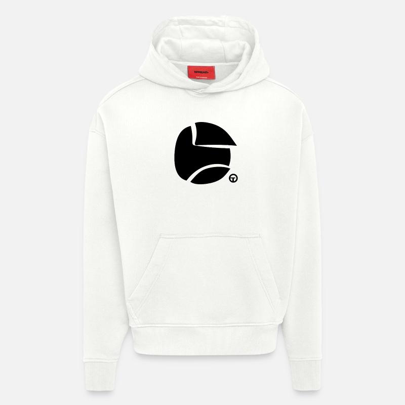 Forme2 - Sweat à capuche bio épais oversize fabriqué en UE - OFF WHITE
