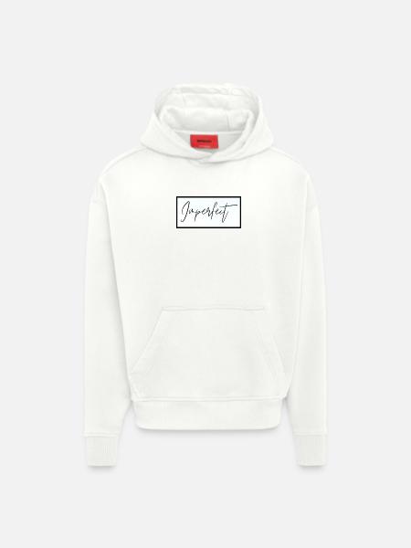 Perfectly Imperfect - Hoodie- made by SPREAD - OFF WHITE