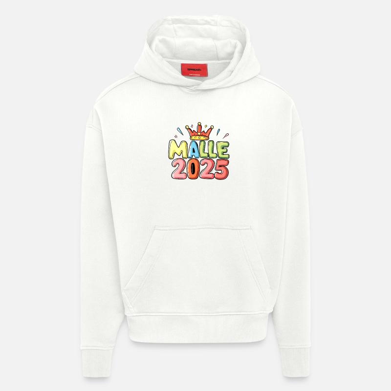 Malle 2025 Krone - Hoodie- made by SPREAD  - OFF WHITE