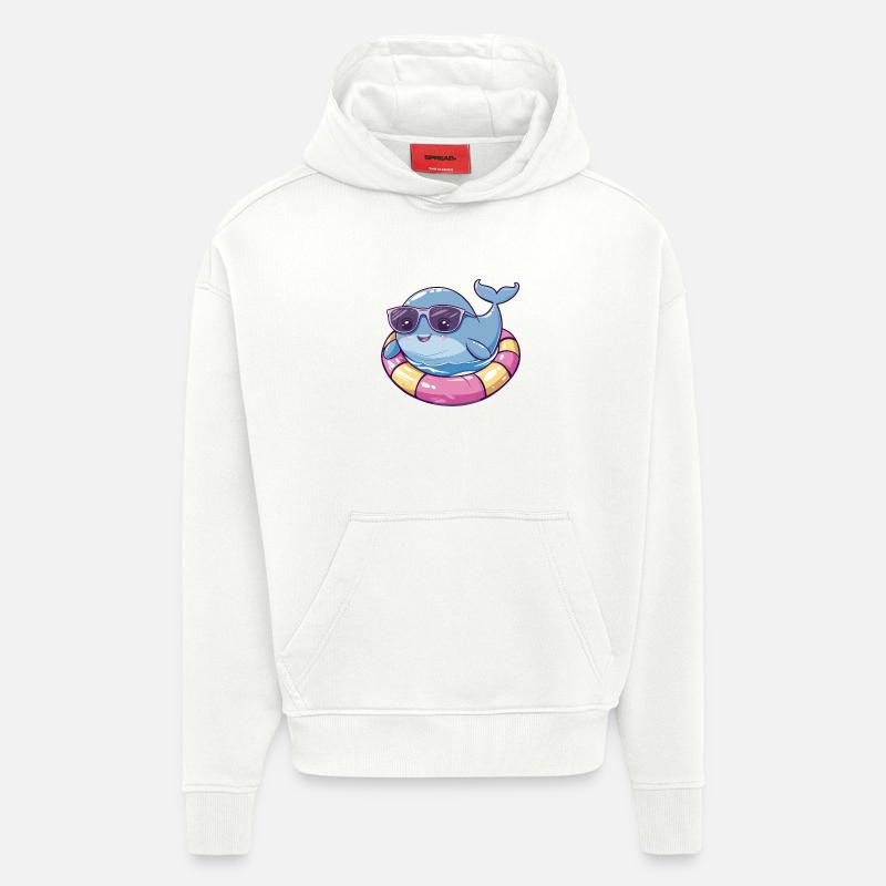 Wal Comic Cool - Hoodie- made by SPREAD - OFF WHITE