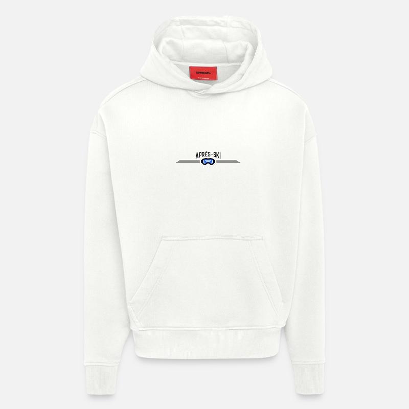 Lunettes d’après-ski - Sweat à capuche bio épais oversize fabriqué en UE - OFF WHITE