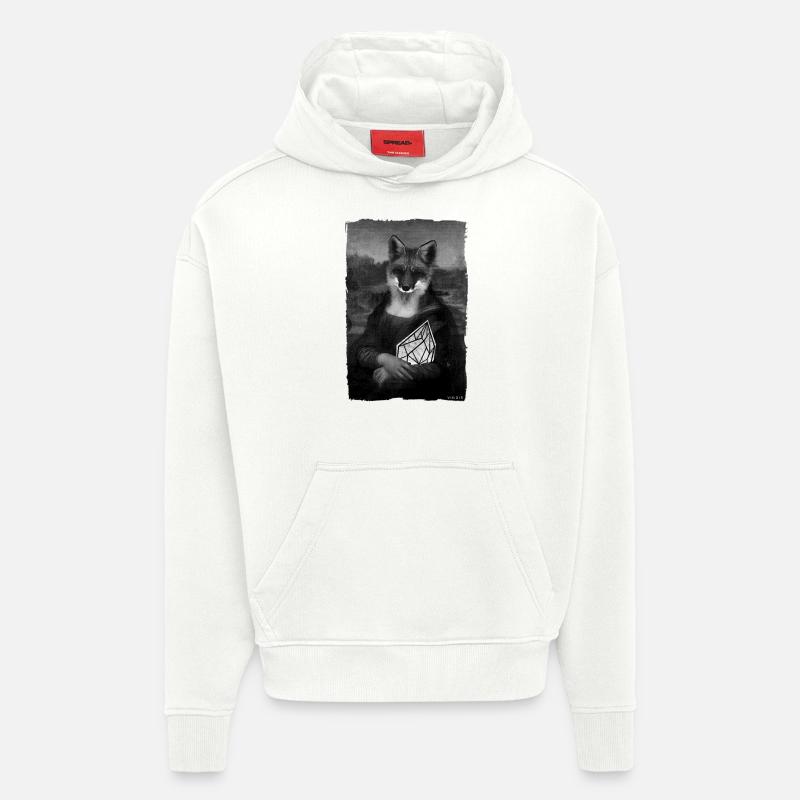 Mona Fuchs - Hoodie- made by SPREAD - OFF WHITE