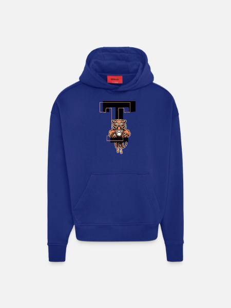 Tiger Buchstabe T - Geschenkidee - Hoodie- made by SPREAD - OFF WHITE
