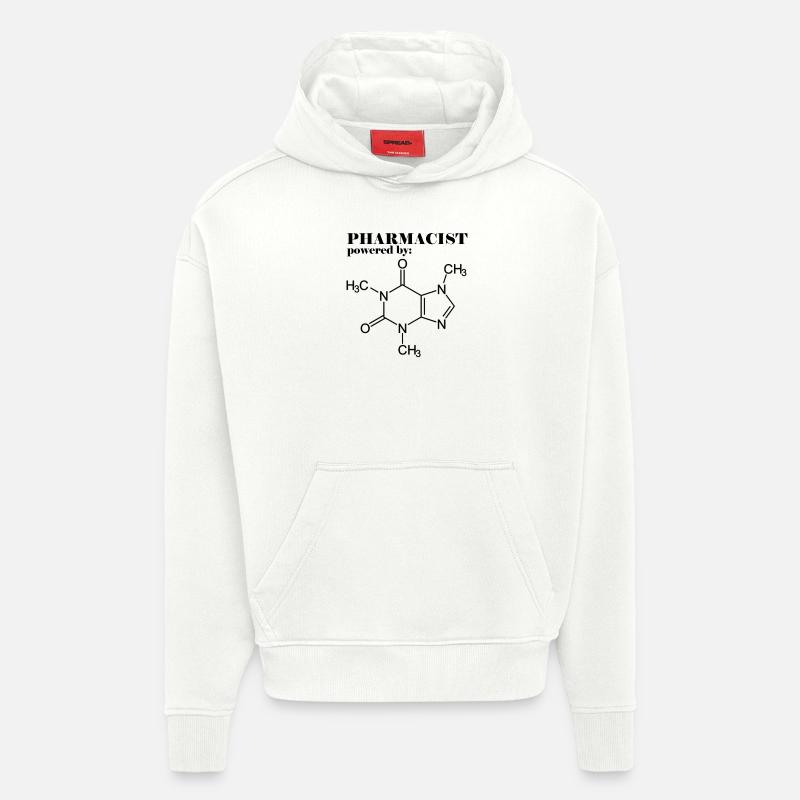 Pharmacy / Pharmacist: Pharmacist powered by - Hoodie- made by SPREAD  - OFF WHITE