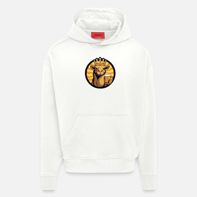 Kamel Bier Comic - Hoodie- made by SPREAD  - OFF WHITE
