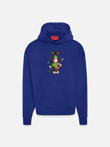 Reggae Pferd - Hoodie- made by SPREAD - OFF WHITE