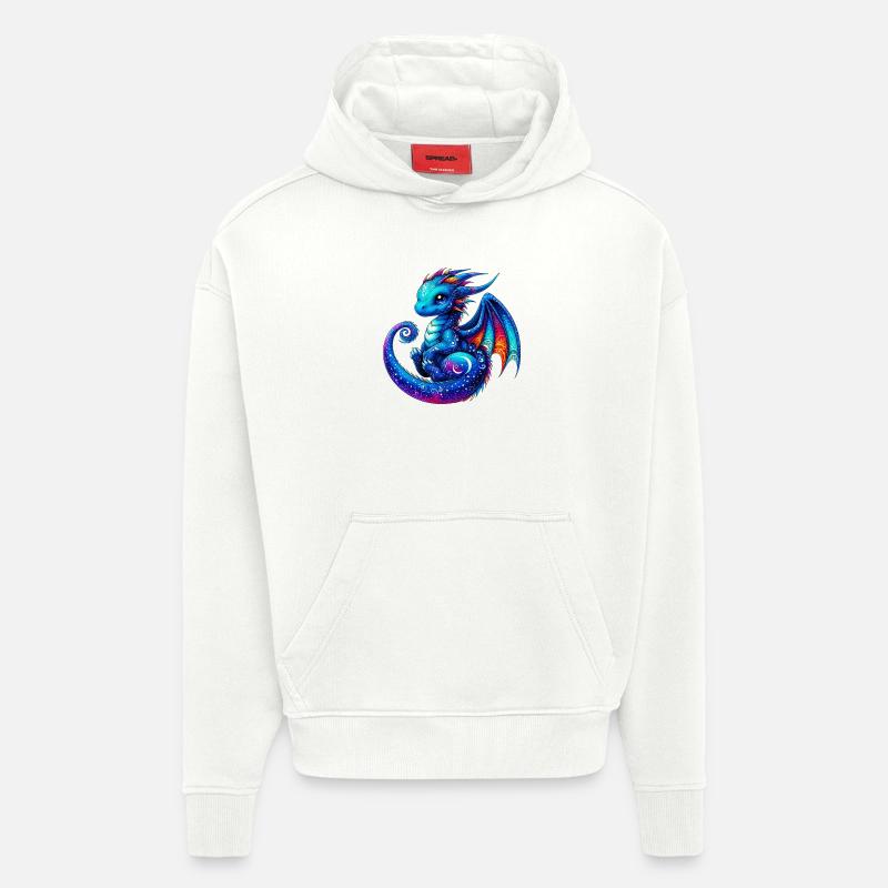 Drache - Hoodie- made by SPREAD  - OFF WHITE