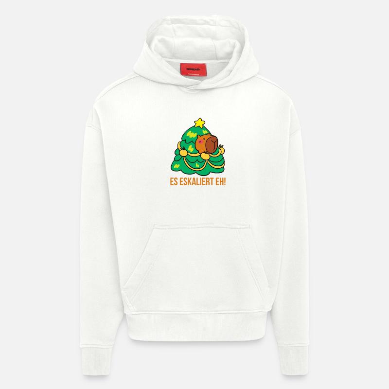 Es eskaliert eh! - Hoodie- made by SPREAD  - OFF WHITE