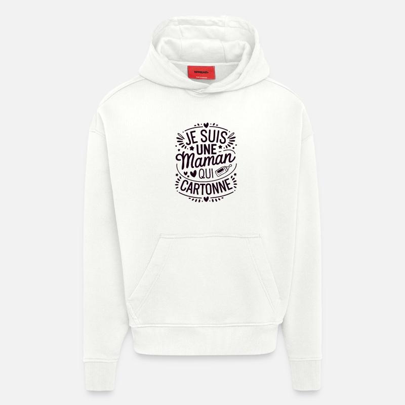 Ich bin eine erfolgreiche Mutter - Hoodie- made by SPREAD  - OFF WHITE