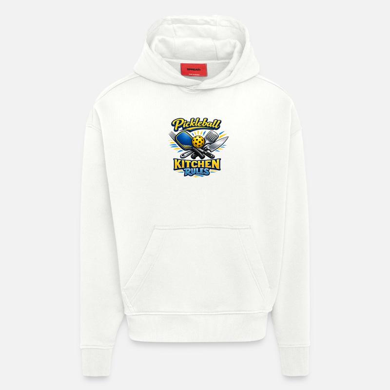 Pickleball Kitchen Rules - Hoodie- made by SPREAD - OFF WHITE