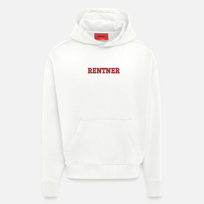 Rentner - Hoodie- made by SPREAD - OFF WHITE
