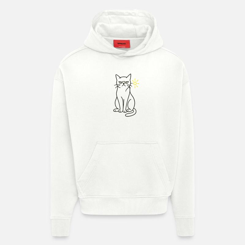 Grumpy - Hoodie- made by SPREAD  - OFF WHITE