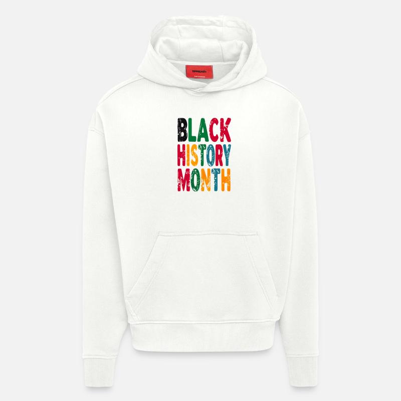 Schwarze Geschichte - Hoodie- made by SPREAD  - OFF WHITE