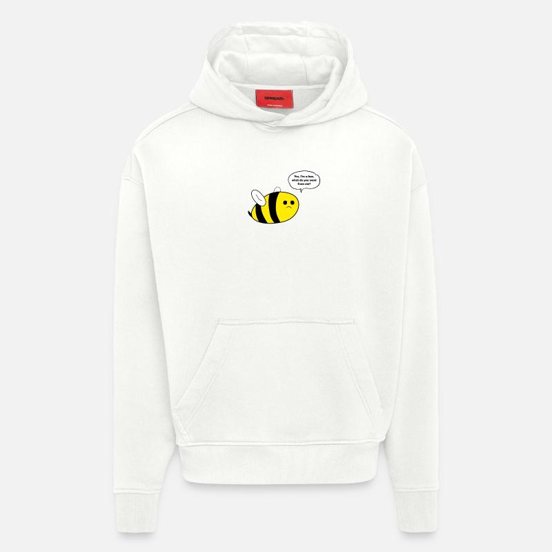 Thick bee bee gift - Hoodie- made by SPREAD  - OFF WHITE