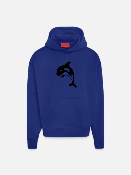 orca - Hoodie- made by SPREAD - OFF WHITE