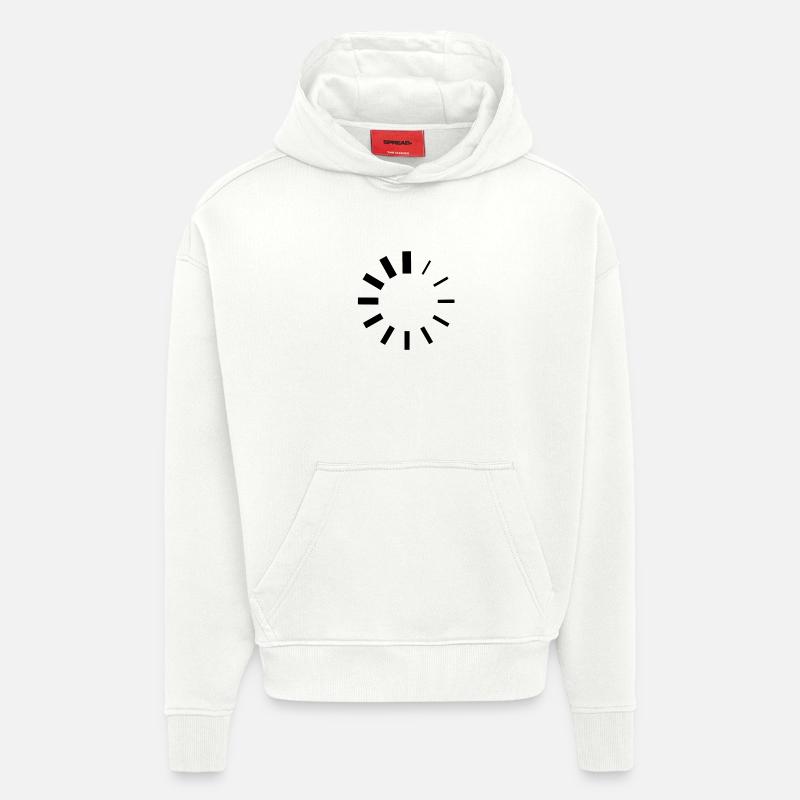 Loading - Logo - Hoodie- made by SPREAD  - OFF WHITE
