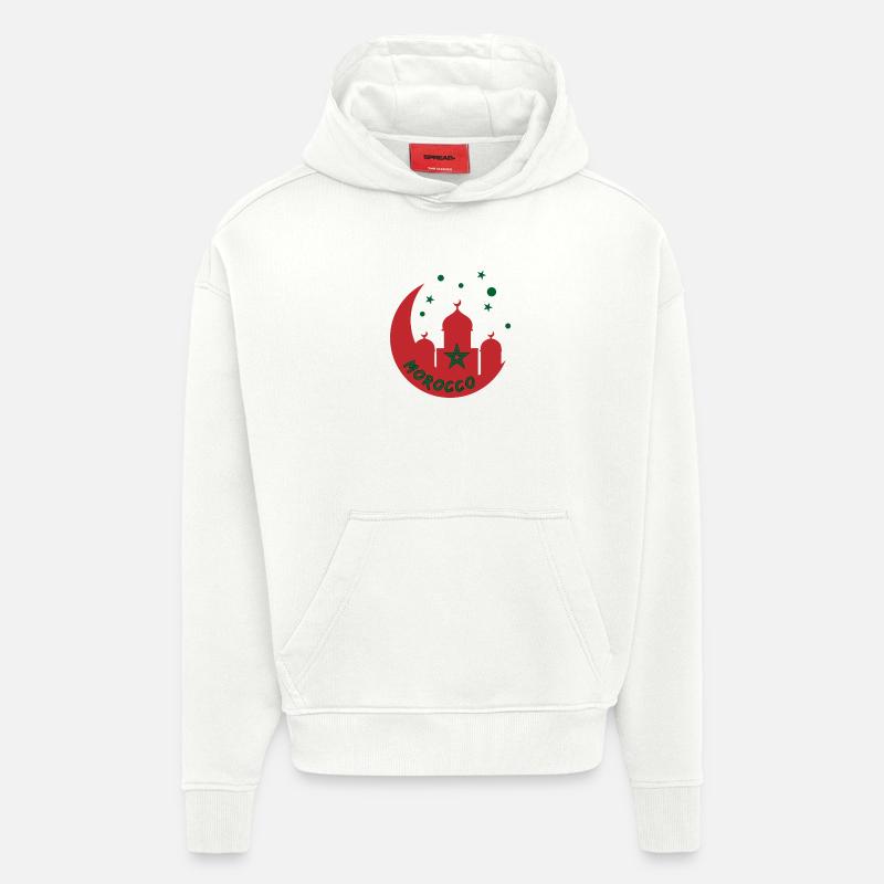 Marokko Moschee Design - Hoodie- made by SPREAD  - OFF WHITE