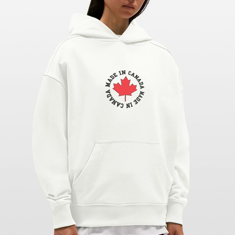 Made in Canada – Maple Leaf Statement Hoodie- made by SPREAD 