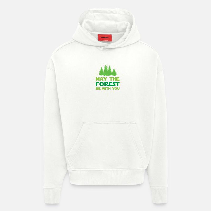 Möge der Wald mit dir sein - Hoodie- made by SPREAD  - OFF WHITE