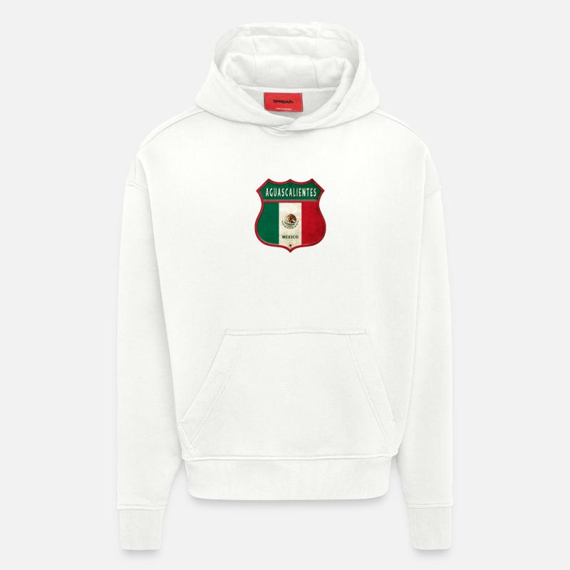 Aguascalientes Mexiko Wappen Design - Hoodie- made by SPREAD  - OFF WHITE