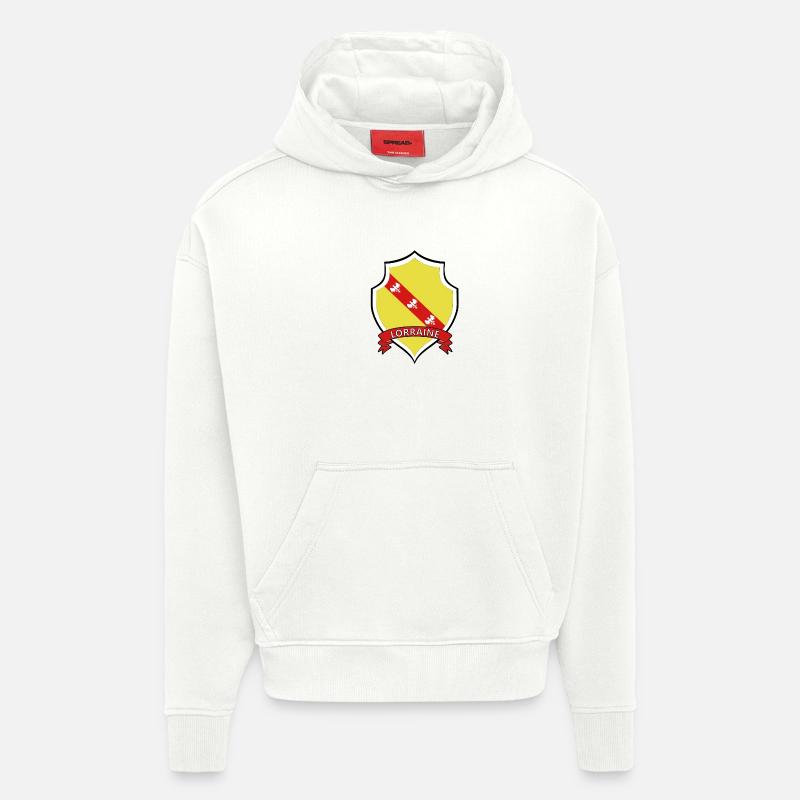 Lorraine - Sweat à capuche bio épais oversize fabriqué en UE - OFF WHITE