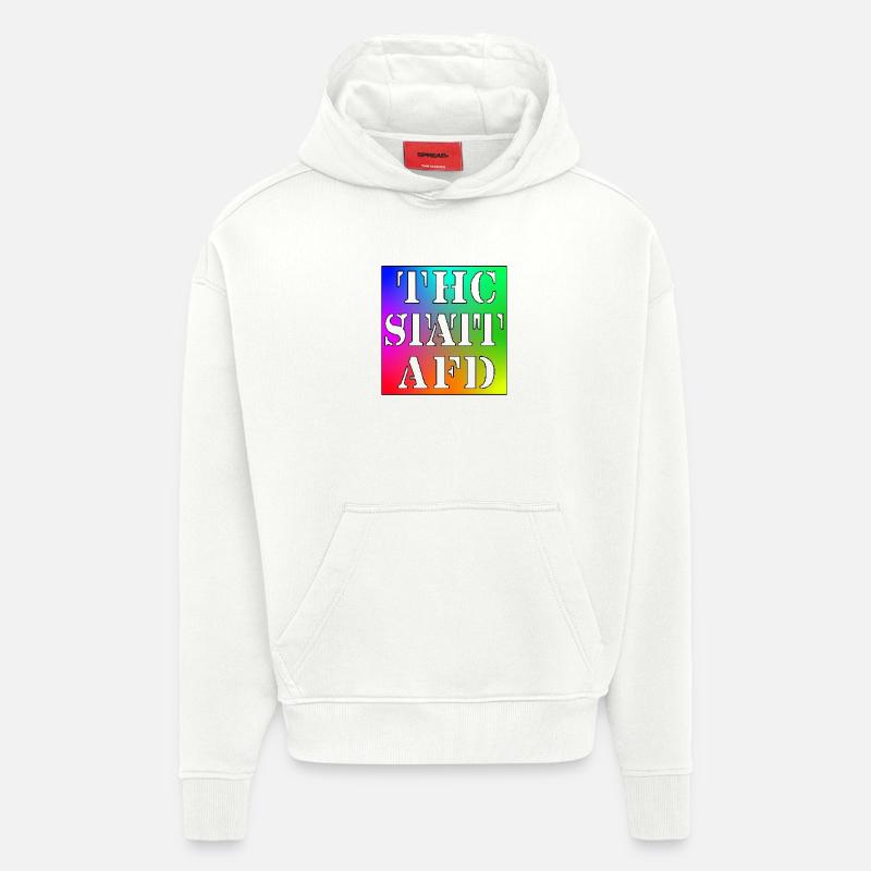 THC STATT AFD - Hoodie- made by SPREAD - OFF WHITE