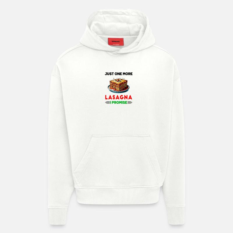 Nur noch eine Lasagne, versprochen - Hoodie- made by SPREAD  - OFF WHITE