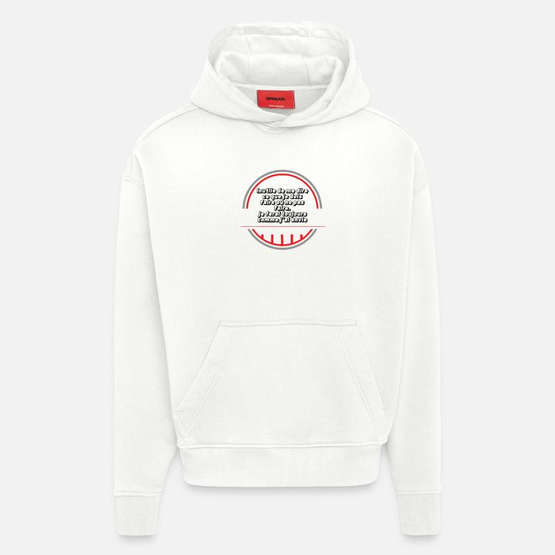 Ich mache, was ich will - Hoodie- made by SPREAD  - OFF WHITE