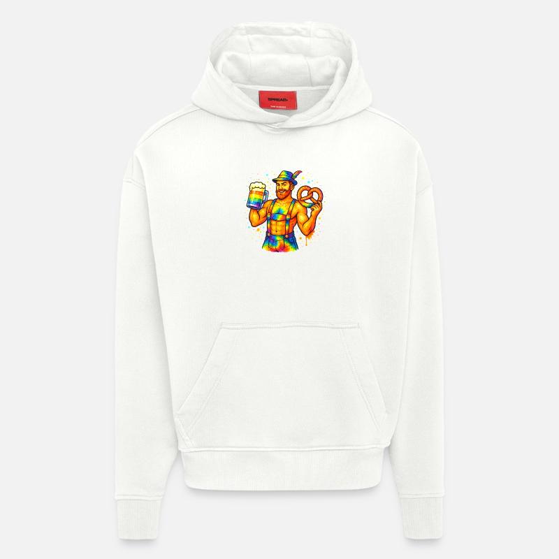 pride bavarian - Hoodie- made by SPREAD  - OFF WHITE