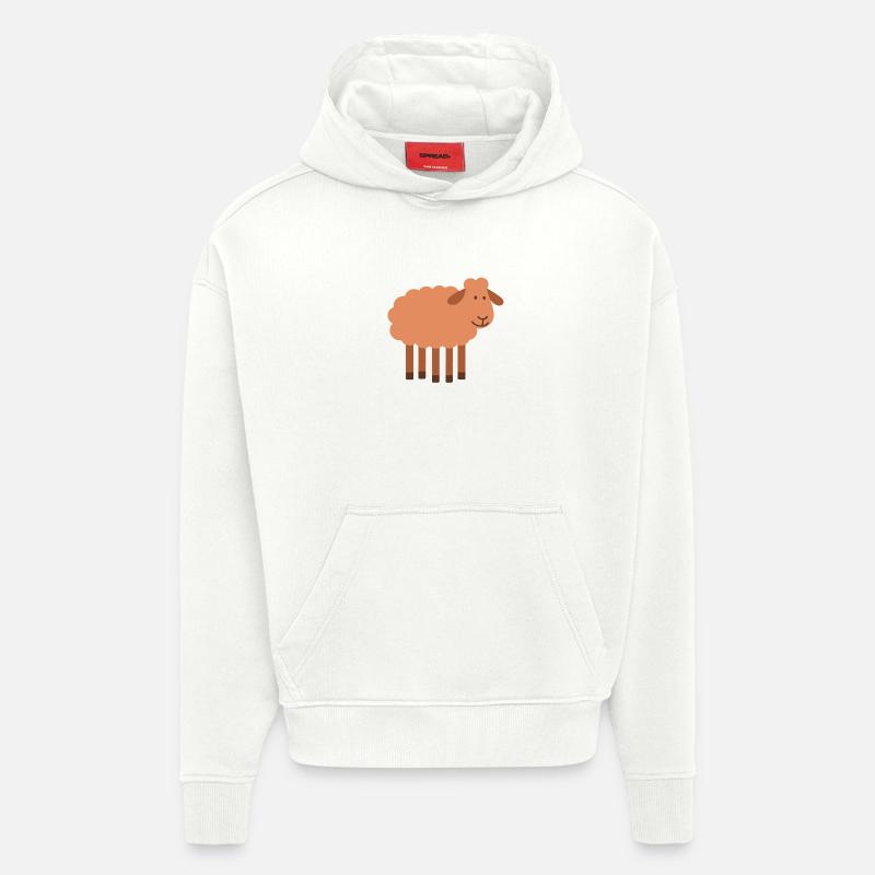 Schaf mit 5 Beinen seltene Perle - Hoodie- made by SPREAD - OFF WHITE