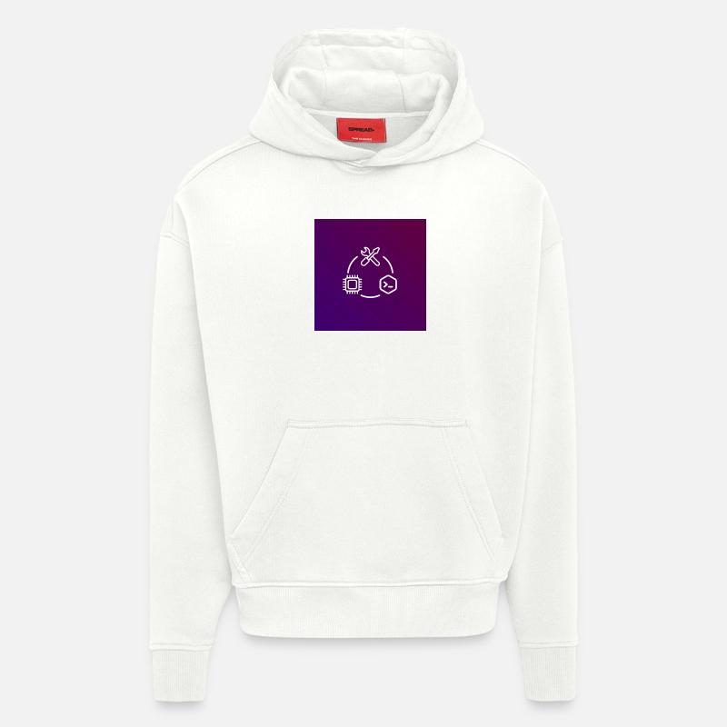 TechKreis Chip Code Tool - Hoodie- made by SPREAD  - OFF WHITE