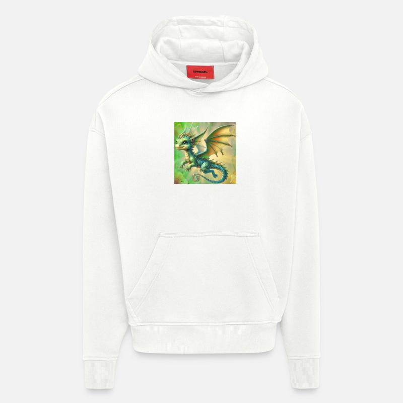 Drache - Hoodie- made by SPREAD - OFF WHITE