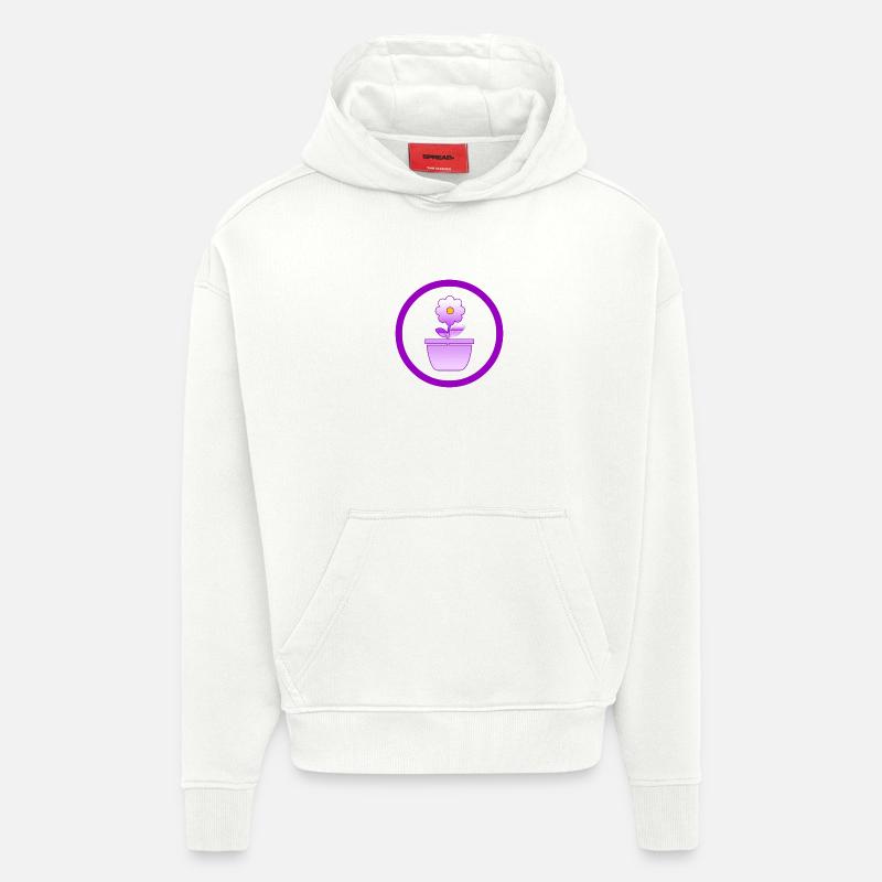 Blume - Hoodie- made by SPREAD  - OFF WHITE