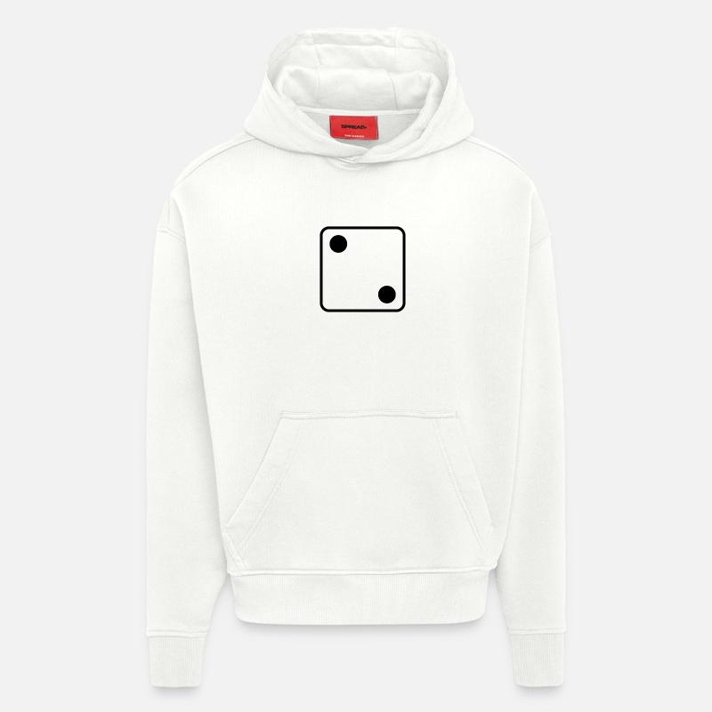 Dit - Sweat à capuche bio épais oversize fabriqué en UE - OFF WHITE