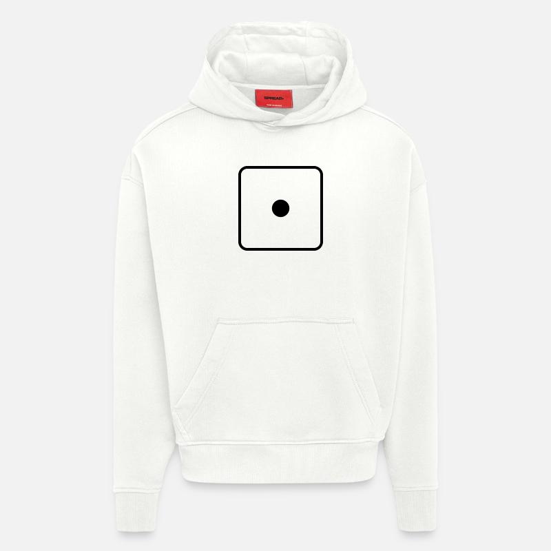 Dit - Sweat à capuche bio épais oversize fabriqué en UE - OFF WHITE
