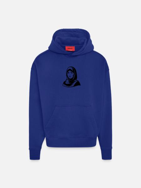 Hijab Woman - Hoodie- made by SPREAD  - OFF WHITE