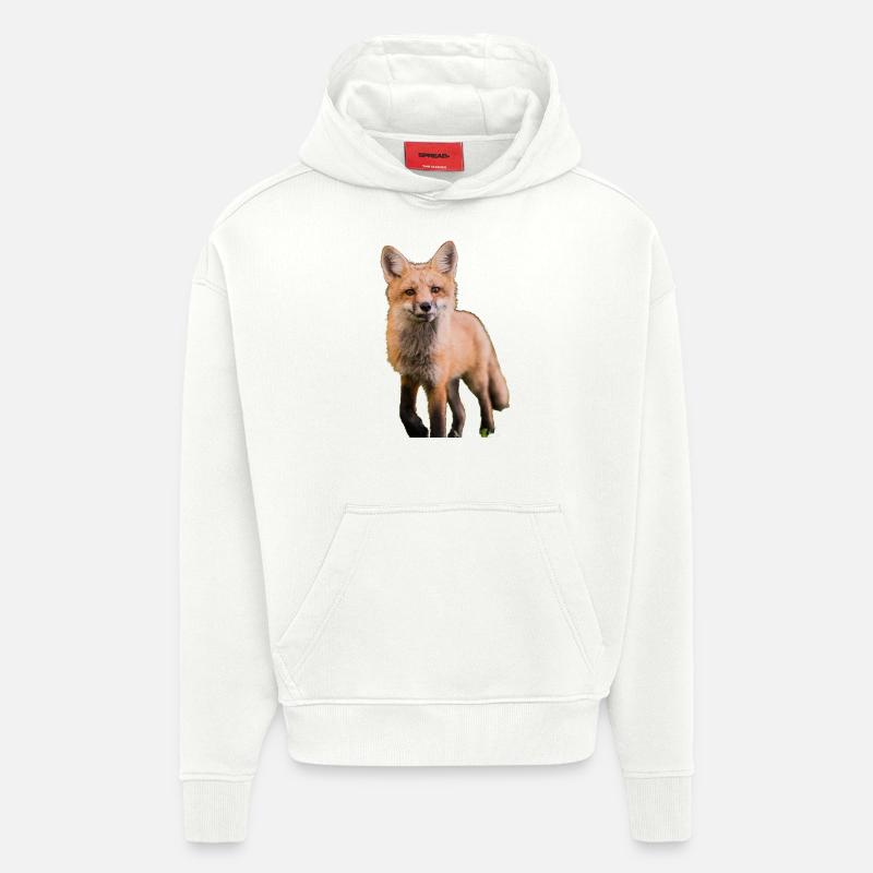 Fuchs - Hoodie- made by SPREAD  - OFF WHITE
