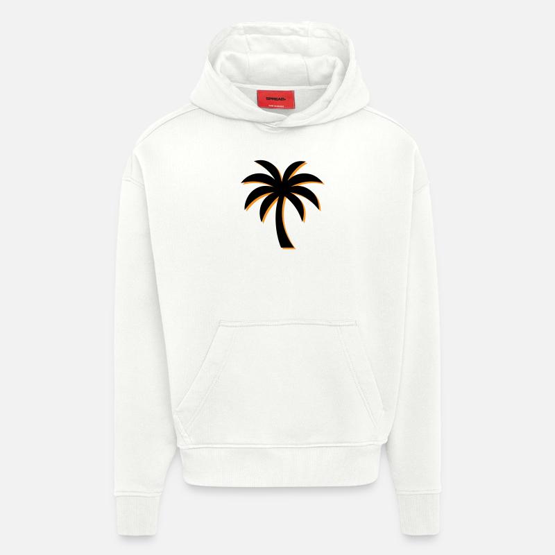 Palm Tree Icon - Hoodie- made by SPREAD  - OFF WHITE