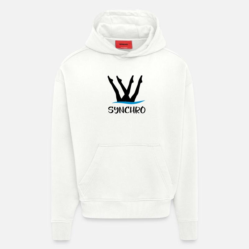 synchronized swimming - Hoodie- made by SPREAD - OFF WHITE