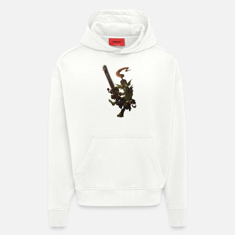 chainsaw kobold - Hoodie- made by SPREAD  - OFF WHITE
