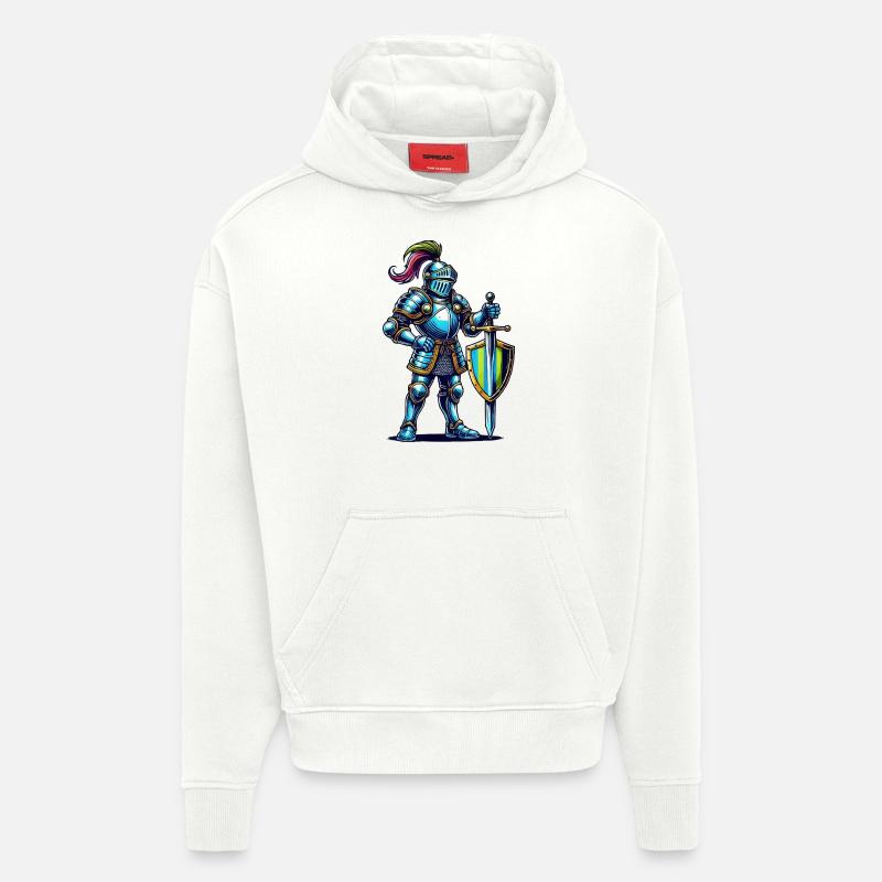 ritter comic - Hoodie- made by SPREAD  - OFF WHITE