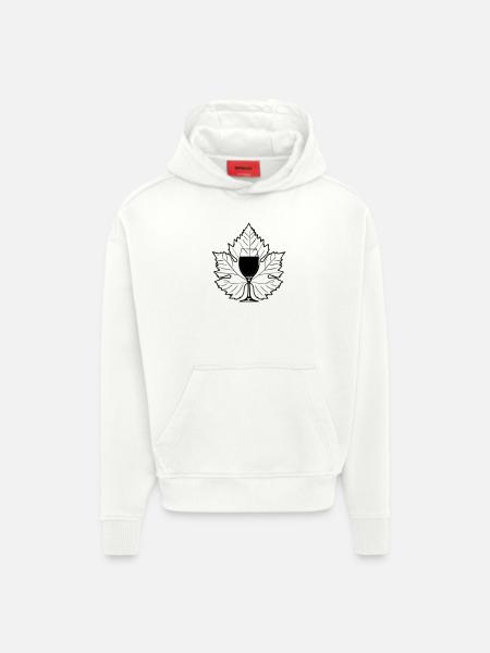 Wine grapes - Hoodie- made by SPREAD - OFF WHITE