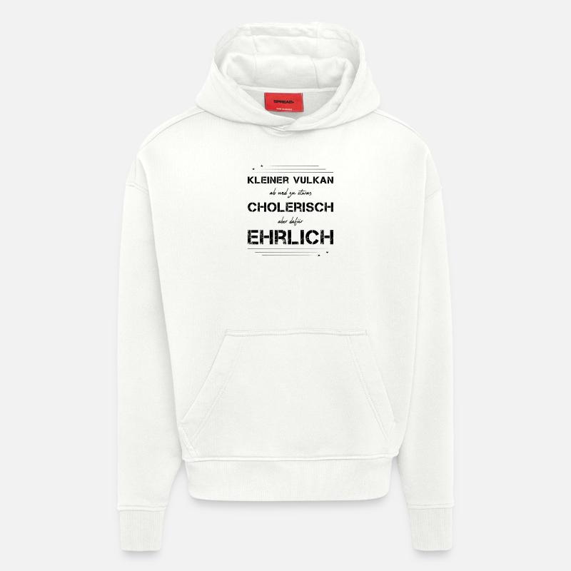cholerisch ehrlich Choleriker - Hoodie- made by SPREAD  - OFF WHITE