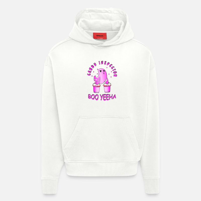 Candy Inspector - Hoodie- made by SPREAD - OFF WHITE